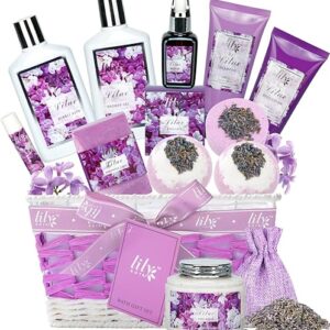 16Pcs Spa Gift Set for Women Bath and Body Gift Basket Set for Women Spa Kit Set for Women Valentines Gifts Mothers Day Mom Gift Birthday Gifts Spa Gift Basket Set for Women Christmas Bath Spa Set