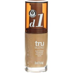 CoverGirl TruBlend Liquid Makeup, Creamy Beige D1 - Pack of 2