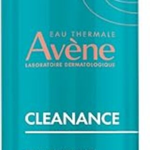 Eau Thermale Avene Cleanance Cleansing Gel Soap Free Cleanser for Acne Prone, Oily, Face & Body, Alcohol-Free