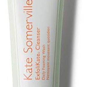 Kate Somerville ExfoliKate Cleanser – Daily Exfoliating Foaming Face Wash – Clinically Formulated Glycolic Acid and Lactic Acid Gentle Facial Scrub