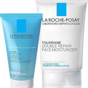 La Roche-Posay Toleriane Double Repair Face Moisturizer, Daily Moisturizer Face Cream with Ceramide and Niacinamide for All Skin Types, Oil Free, Fragrance Free