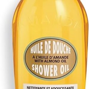 L'Occitane Cleansing & Softening Almond Shower Oil: Oil-to-Milky Lather, Softer Skin, Smooth Skin, Cleanse Without Drying, With Almond Oil