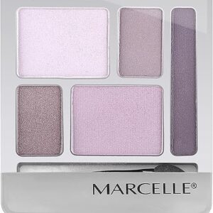 Marcelle Quintet Eyeshadow, Plum Perfect, Hypoallergenic and Fragrance-Free, 0.20 oz