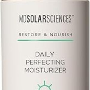 MDSolarSciences Daily Perfecting Moisturizer SPF 30, 2-in-1 Face Moisturizer and Sunscreen Hydrates and Perfects Skin with Hyaluronic Acid, Broad Spectrum Protection, 1.7 Oz