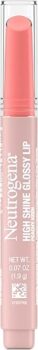 Neutrogena High Shine Glossy Lip with Maracuja Oil + Vitamins & Antioxidant Vitamin E, Nourishing Glossy Lip, Non-Retractable, Pigmented For Buildable Color, Peachy Keen, 0.07 oz
