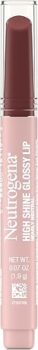 Neutrogena High Shine Glossy Lip with Maracuja Oil + Vitamins & Antioxidant Vitamin E, Nourishing Glossy Lip, Non-Retractable, Pigmented For Buildable Color, Nearly Neutral, 0.07 oz