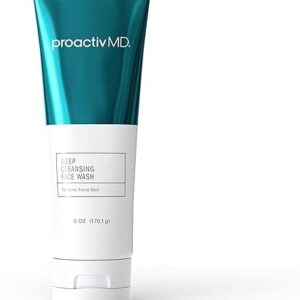 Proactiv MD Exfoliating Face Wash, Gentle and Hydrating Facial Cleanser and Acne Treatment for Sensitive Skin, 6 Oz Clear Unscented