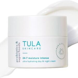 TULA Skin Care 24-7 Moisture Intense Ultra Hydrating Day & Night Cream - Ultra Nourishing Moisturizer for Face, Soothe Skin, Maintain Skin Balance & Improve Skin Smoothness